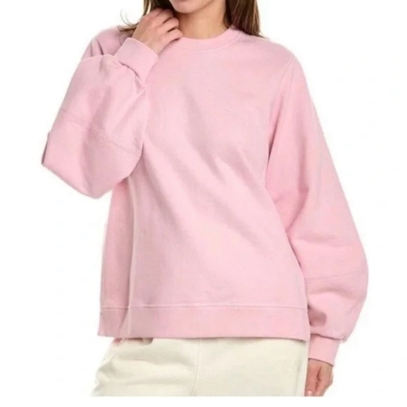 Ganni Tops - GANNI Puff Sleeve Sweatshirt in Sweet Lilac